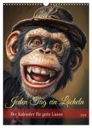 Cover-Bild zum Titel 'Jeden Tag ein Lächeln (Wandkalender 2026 DIN A3 hoch), CALVENDO Monatskalender' von 'Cathrin Illgen'