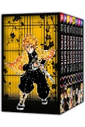 Cover-Bild zum Titel 'Demon Slayer - Kimetsu no Yaiba 1-8 mit Sammelschuber' von 'Koyoharu Gotouge'