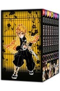 Cover-Bild zum Titel 'Demon Slayer - Kimetsu no Yaiba 1-8 mit Sammelschuber' von 'Koyoharu Gotouge'