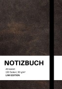 Cover-Bild zum Titel 'Notizbuch A5 kariert - 100 Seiten 90g/m² - Soft Cover Schwarz - FSC Papier' von 'Notizbuch A5, Notebook A5'