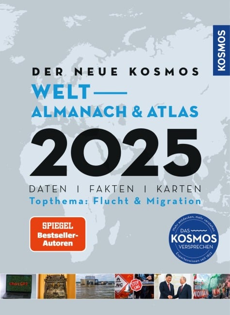 Der neue Kosmos Welt-Almanach & Atlas 2025 - Henning Aubel, Renate Ell, Philip Engler