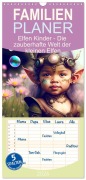 Familienplaner 2026 - Elfen Kinder - Die zauberhafte Welt der kleinen Elfen mit 5 Spalten (Wandkalender, 21 x 45 cm) CALVENDO - Drachenkind-Fotografie Drachenkind-Fotografie