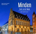 Cover-Bild zum Titel 'Minden - Stadt an der Weser - Ein Bildband in drei Sprachen (deutsch / english / français)' von 'Benjamin Kersting, Jürgen Sturma'