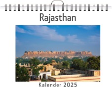 Cover-Bild zum Titel 'Rajasthan - (Wandkalender 2025, Kalender DIN A4 quer, Monatskalender im Querformat mit Kalendarium, das perfekte Geschenk)' von 'Sofia Krüger'