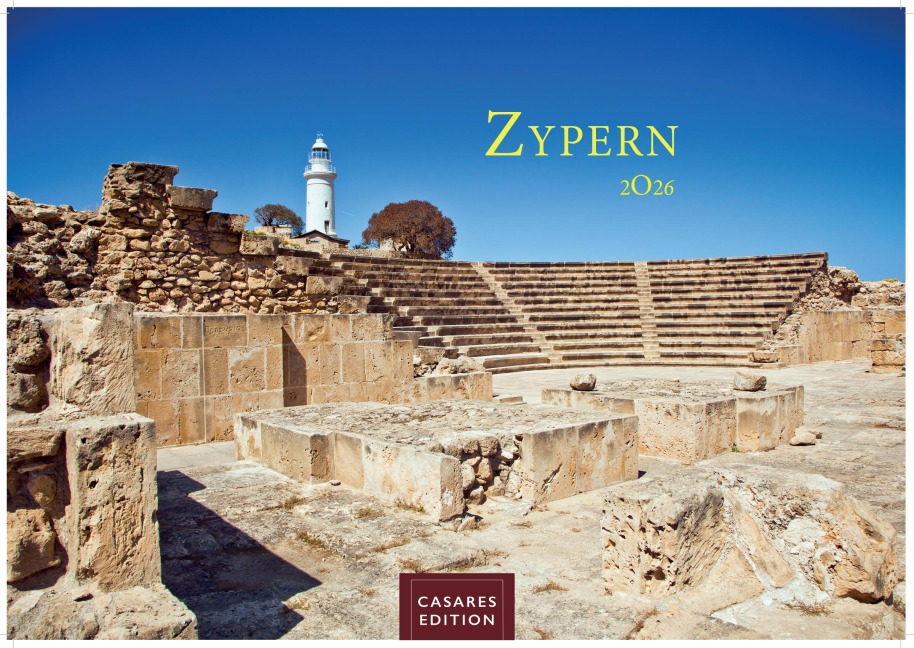 Zypern Kalender 2026 - Wandkalender | Fotokalender Mittelmeer 24x35cm - Wunderschöne Fotografien von Zypern, Monat für Monat. - 