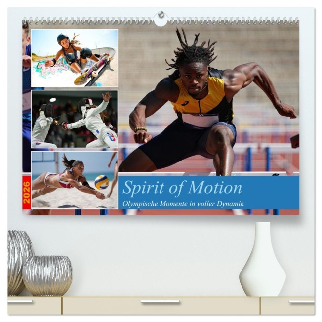 Spirit of Motion (hochwertiger Premium Wandkalender 2026 DIN A2 quer), Kunstdruck in Hochglanz - Peter Balan