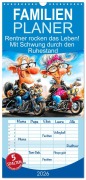 Cover-Bild zum Titel 'Familienplaner 2026 - Rentner rocken das Leben! Mit Schwung durch den Ruhestand mit 5 Spalten (Wandkalender, 21 x 45 cm) CALVENDO' von 'Rose Hurley'