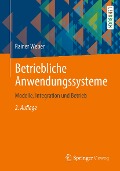 Cover-Bild zum Titel 'Betriebliche Anwendungssysteme' von 'Rainer Weber'