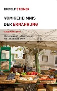 Cover-Bild zum Titel 'Vom Geheimnis der Ernährung' von 'Rudolf Steiner'