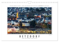 Cover-Bild zum Titel 'Emotionale Momente: Betzdorf - liebens- und lebenswerte Stadt an der Sieg. (Wandkalender 2026 DIN A4 quer), CALVENDO Monatskalender' von 'Ingo Gerlach'