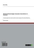Cover-Bild zum Titel 'Markteintrittsstrategien deutscher Unternehmen in Russland' von 'Bianca May'