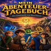 Cover-Bild zum Titel 'Mein Abenteuer-Tagebuch: Das Geheimnis von Hafenhain' von 'Finn Adler'