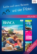 Cover-Bild zum Titel 'Liebe auf zwei Beinen und vier Pfoten' von 'Teresa Hill, Marion Lennox, Cara Colter, Penny Jordan'