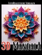 Cover-Bild zum Titel '3D Mandala Malbuch "Black & White"' von 'Lucy¿s Schwarze Malbücher'