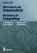 Cover-Bild zum Titel 'Wörterbuch der Datentechnik / Dictionary of Computing' von 'Vittorio Ferretti'