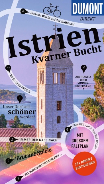 DUMONT direkt Reiseführer Istrien, Kvarner Bucht - Daniela Schetar