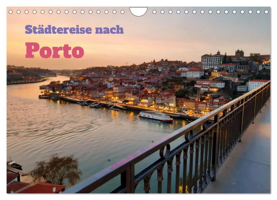 Städtereise nach Porto (Wandkalender 2026 DIN A4 quer), CALVENDO Monatskalender - Martin Gillner