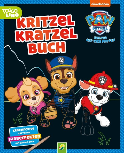 PAW Patrol Kritzel-Kratzel-Buch für Kinder ab 5 Jahren - 