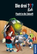 Cover-Bild zum Titel 'Die drei ??? Kids, 5, Flucht in die Zukunft (drei Fragezeichen Kids)' von 'Ulf Blanck'