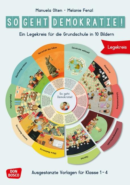 So geht Demokratie! Legekreis für die Grundschule in 10 Bildern - Melanie Fenzl