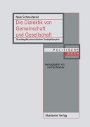 Cover-Bild zum Titel 'Die Dialektik von Gemeinschaft und Gesellschaft' von 'Nele Schneidereit'