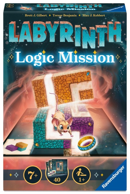 Labyrinth Logic Mission - Denkspiel ab 7 Jahre - Brett Gilbert, Trevor Benjamin, Max J. Kobbert