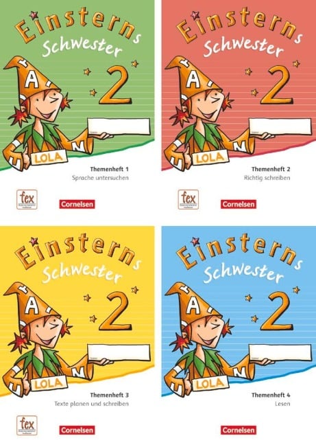 Einsterns Schwester - Sprache und Lesen 2. Schuljahr. Themenheft 1-4 und Projektheft mit Schuber. Verbrauchsmaterial - Roland Bauer, Daniela Dreier-Kuzuhara, Susanne Famulla, Katrin Pfeifer, Annette Schumpp