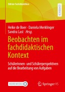 Cover-Bild zum Titel 'Beobachten im fachdidaktischen Kontext' von ''