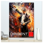 Cover-Bild zum Titel 'Der Dirigent modern (hochwertiger Premium Wandkalender 2026 DIN A2 hoch), Kunstdruck in Hochglanz' von 'Peter Roder'