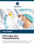 Cover-Bild zum Titel 'Chirurgie des Pneumothorax' von 'Zied Chaari'