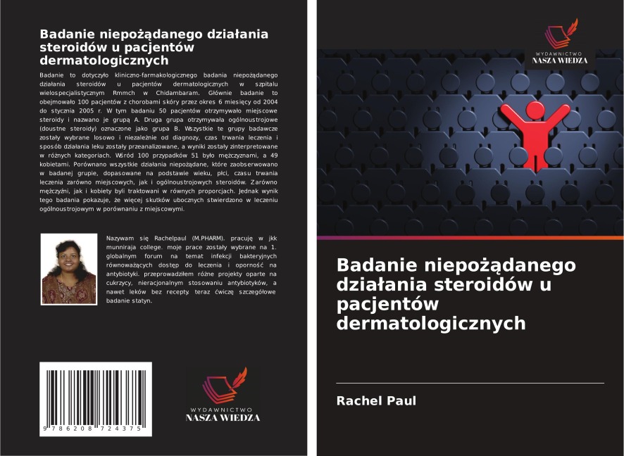 Badanie niepo¿¿danego dzia¿ania steroidów u pacjentów dermatologicznych - Rachel Paul