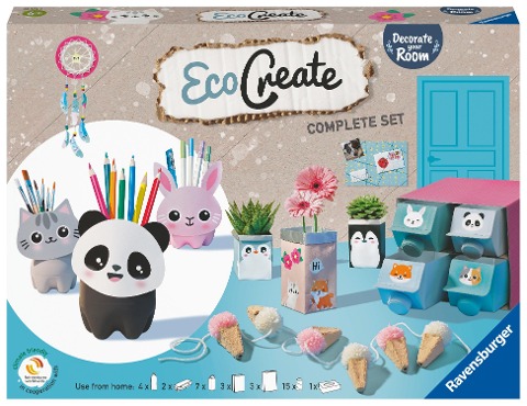 Ravensburger EcoCreate 18145 - Decorate your Room - Kinder ab 6 Jahren - 