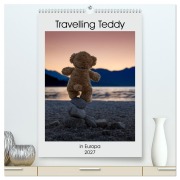 Cover-Bild zum Titel 'Travelling Teddy in Europa (hochwertiger Premium Wandkalender 2027 DIN A2 hoch), Kunstdruck in Hochglanz' von 'Christian Kneidinger C-K-Images'
