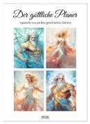 Der göttliche Planer. Aquarelle von antiken griechischen Göttern (Wandkalender 2026 DIN A2 hoch), CALVENDO Monatskalender - Rose Hurley