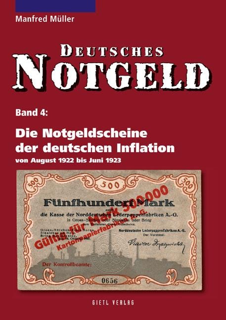 Die Notgeldscheine der deutschen Inflation - Manfred Müller
