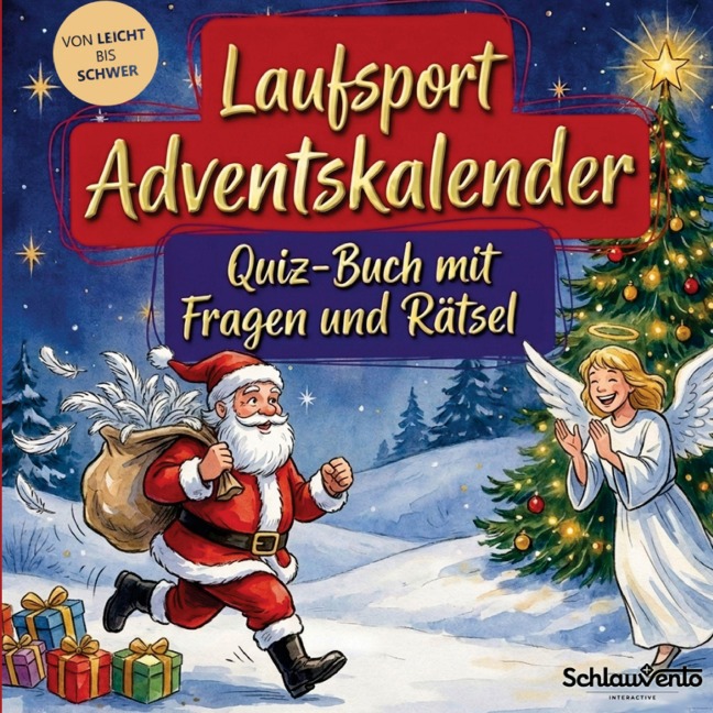 Laufsport-Adventskalender: Quiz-Buch mit Fragen und Rätsel - Schlauvento Interactive