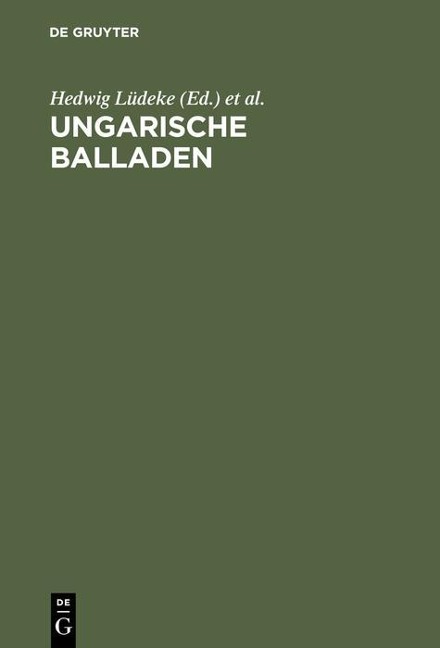 Ungarische Balladen - 