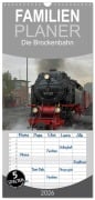 Cover-Bild zum Titel 'Familienplaner 2026 - Die Brockenbahn mit 5 Spalten (Wandkalender, 21 x 45 cm) CALVENDO' von 'Martina Berg'