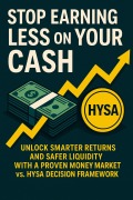 Cover-Bild zum Titel 'Stop Earning Less on Your Cash: Unlock Smarter Returns and Safer Liquidity with a Proven Money Market vs. HYSA Decision Framework' von 'Lucien Ashbourne'