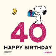 Cover-Bild zum Titel 'Peanuts Geschenkbuch: Happy Birthday zum 40. Geburtstag' von 'Charles M. Schulz'