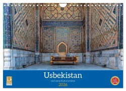 Cover-Bild zum Titel 'Usbekistan und seine Kulturschätze (Wandkalender 2026 DIN A4 quer), CALVENDO Monatskalender' von 'Karin Stein'