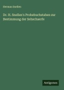 Dr. H. Snellen's Probebuchstaben zur Bestimmung der Sehschaerfe - Herman Snellen