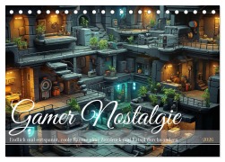 Cover-Bild zum Titel 'Gamer Nostalgie (Tischkalender 2026 DIN A5 quer), CALVENDO Monatskalender' von 'Kerstin Waurick'