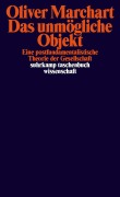 Cover-Bild zum Titel 'Das unmögliche Objekt' von 'Oliver Marchart'