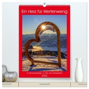 Cover-Bild zum Titel 'Ein Herz für Werfenweng (hochwertiger Premium Wandkalender 2026 DIN A2 hoch), Kunstdruck in Hochglanz' von 'Christa Kramer'