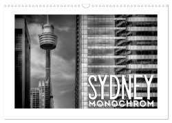 Cover-Bild zum Titel 'SYDNEY Monochrom (Wandkalender 2026 DIN A3 quer), CALVENDO Monatskalender' von 'Melanie Viola'