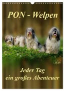 Cover-Bild zum Titel 'PON-Welpen - jeder Tag ein großes Abenteuer / Planer (Wandkalender 2026 DIN A3 hoch), CALVENDO Monatskalender' von 'Peter Roder'
