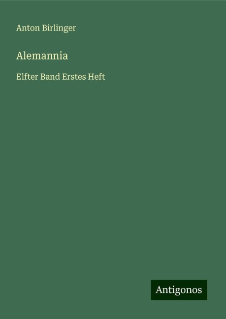 Alemannia - Anton Birlinger