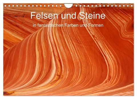 Felsen und Steine in fantastischen Farben und Formen (Wandkalender 2025 DIN A4 quer), CALVENDO Monatskalender - U. Gernhoefer