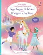 Cover-Bild zum Titel 'Mein großes Anziehpuppen-Stickerbuch: Regenbogen-Einhörner und Königreich der Feen' von 'Fiona Watt'